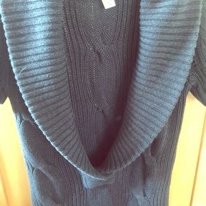 Grey, heavy, tunic sweater